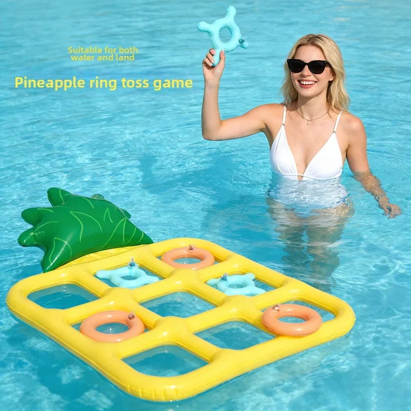 Accessoire Gonflable Jeu de Lancer Ananas Piscine