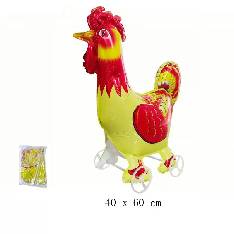 Ballon Gonflable Animal Marchant Roulettes