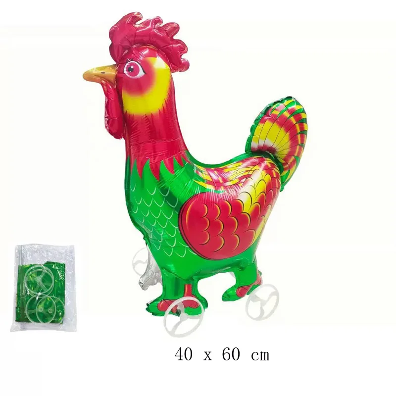 Ballon Gonflable Animal Marchant Roulettes