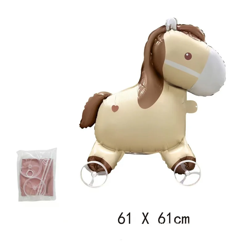 Ballon Gonflable Animal Marchant Roulettes