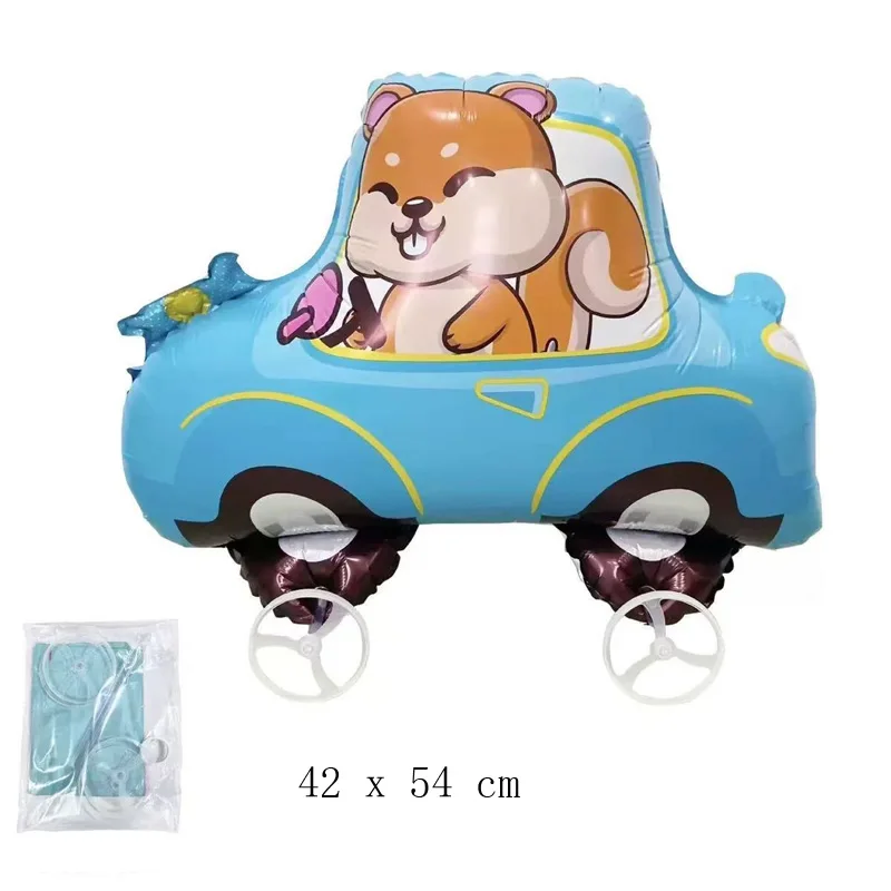 Ballon Gonflable Animal Marchant Roulettes