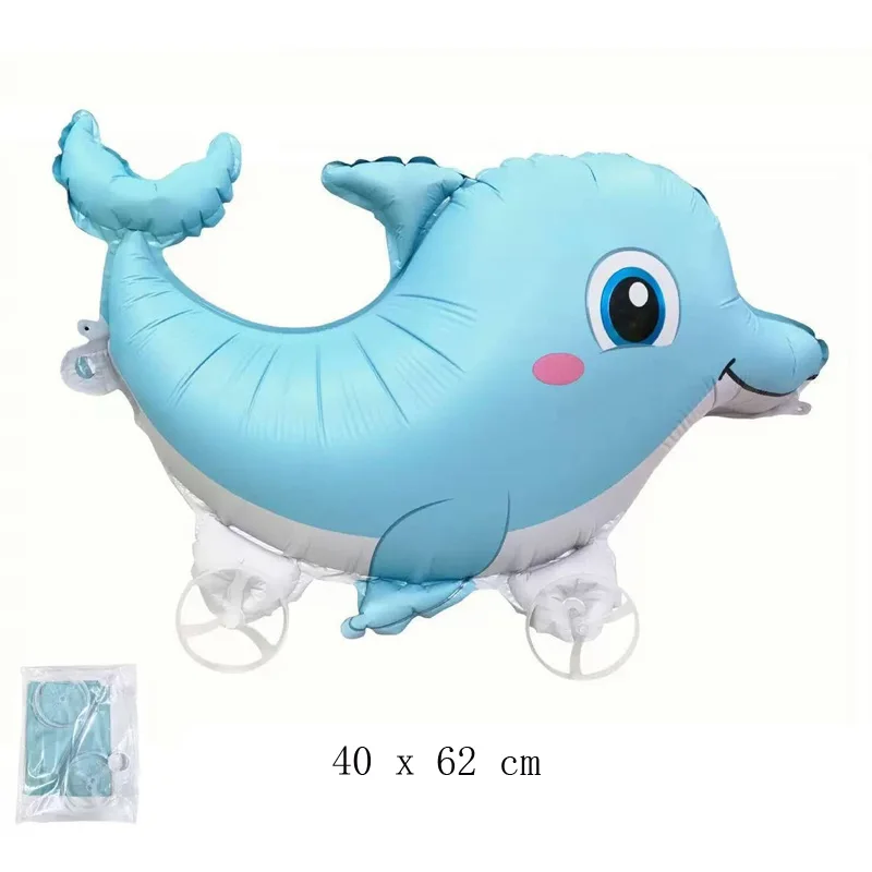 Ballon Gonflable Animal Marchant Roulettes