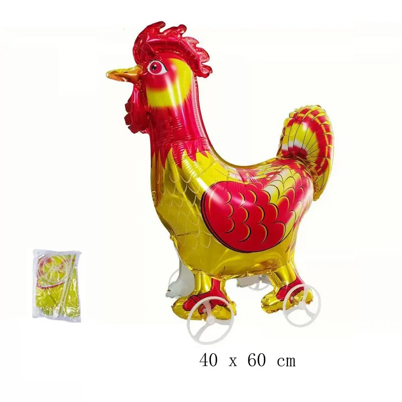 Ballon Gonflable Animal Marchant Roulettes