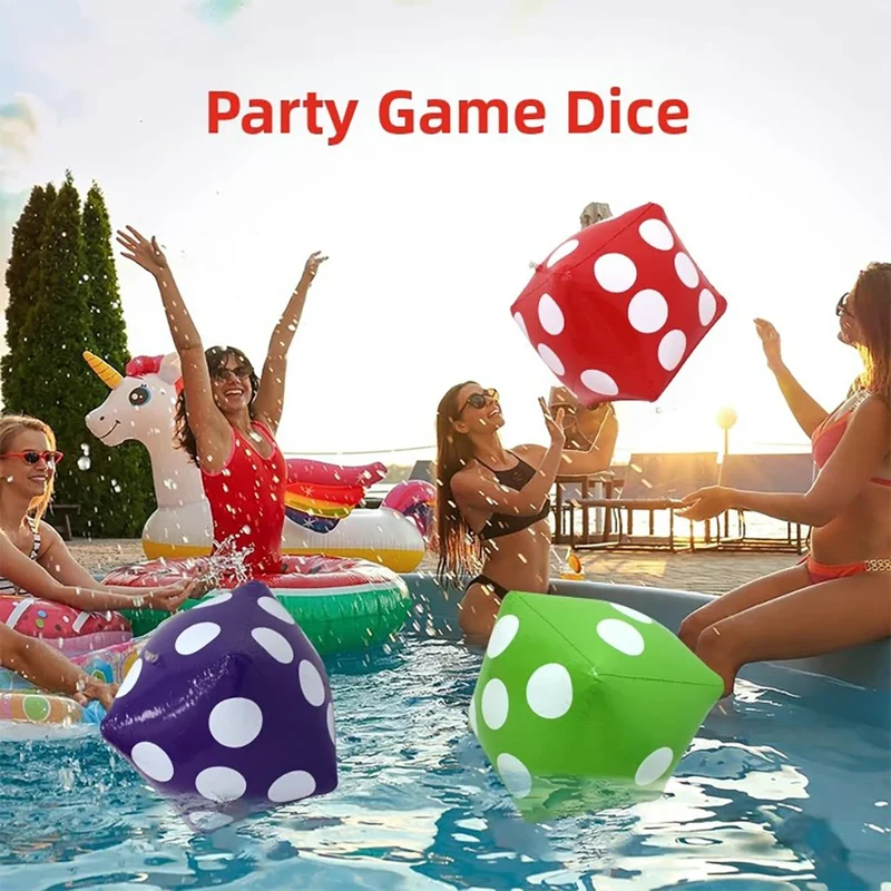 Accessoire Gonflable Dés Géants 30 cm Plage