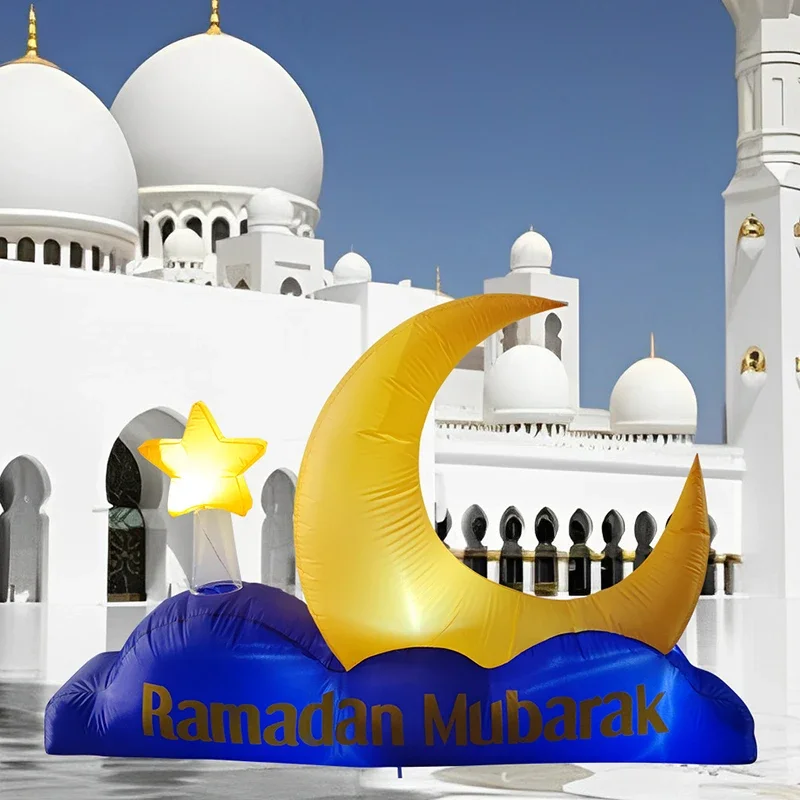 Décoration Gonflable Ramadan Lune Étoiles