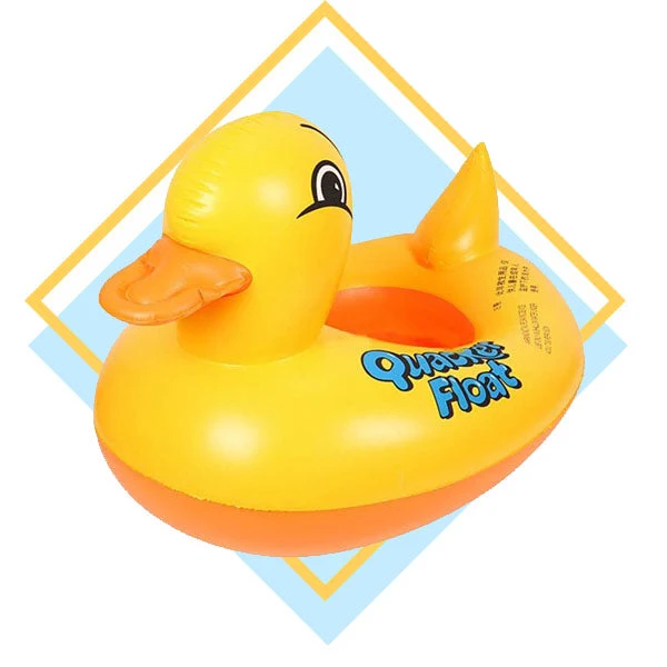 Bouée Gonflable Enfant Canard jaune