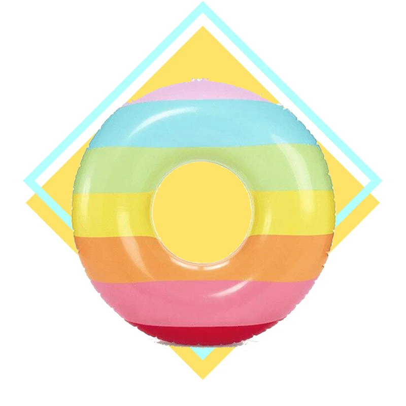 Bouée Gonflable Rond Arc-en-Ciel
