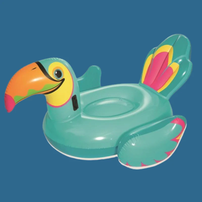 Bouée Gonflable Chevauchable - Forme Toucan