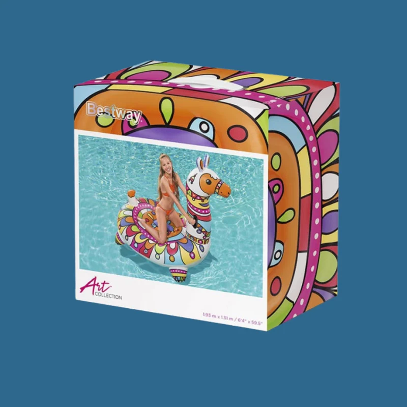 Bouée Lama flottant Multicolore
