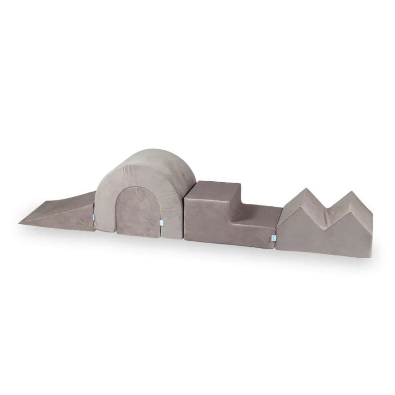 Aire de jeux en mousse avec piscine ronde 90x30 velvet lilac + 5 éléments + 200 balles