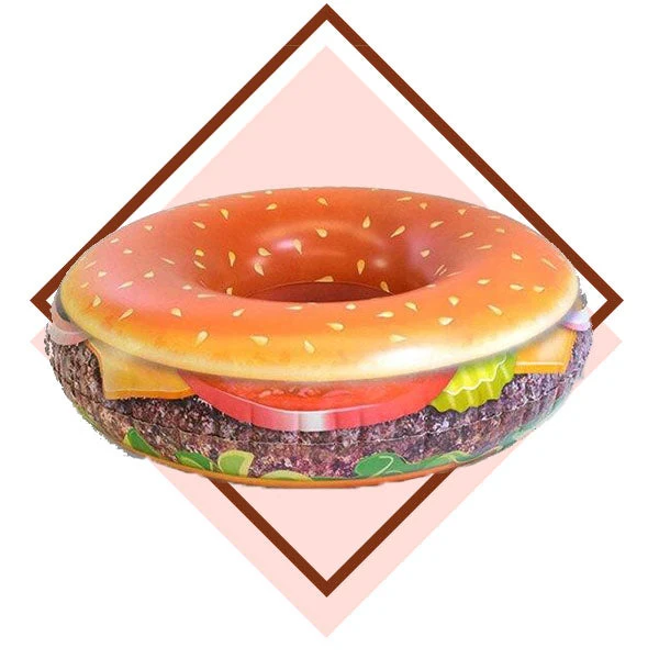 Bouée Gonflable Hamburger