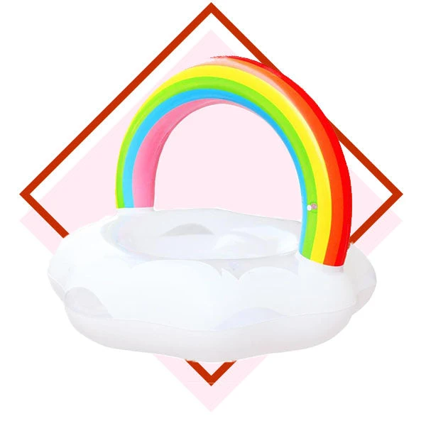 Bouée Gonflable Arc en Ciel