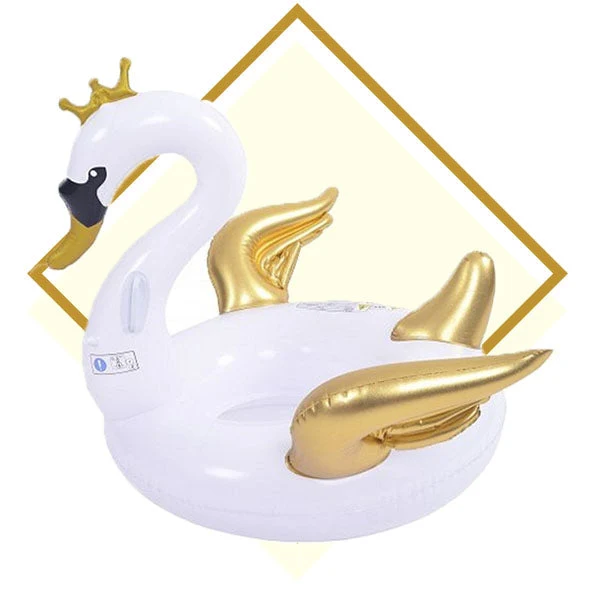 Bouée Gonflable Cygne Géant