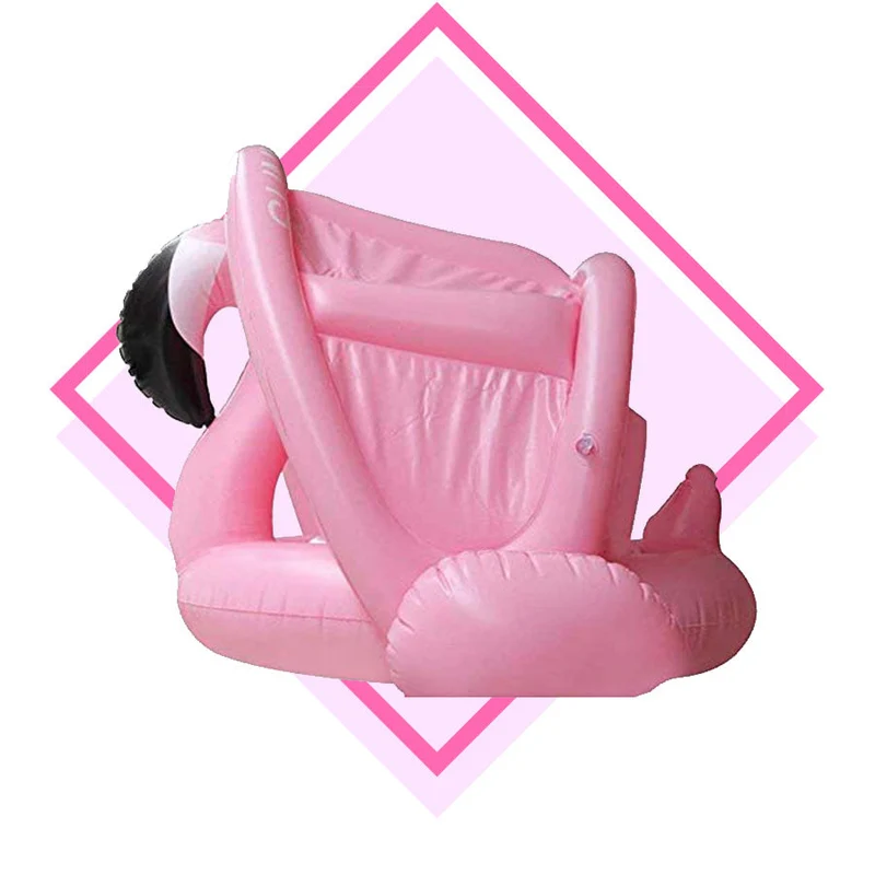 Bouée Gonflable Bébé Flamant Rose