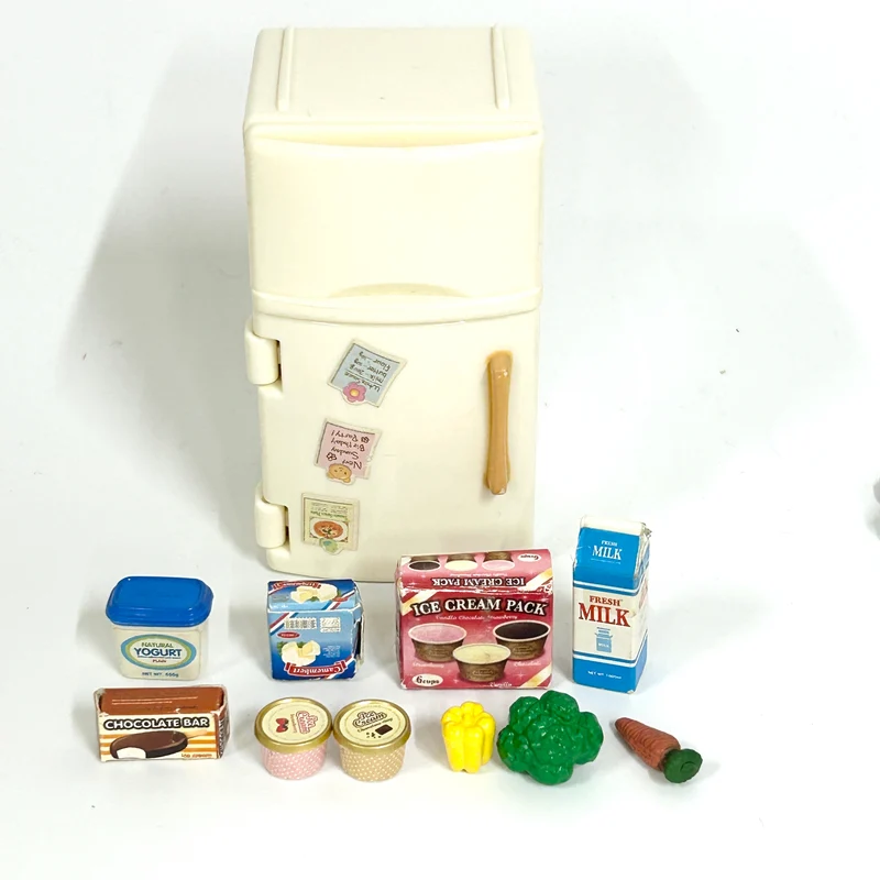 [used] Refridgerator Set Sylvanian Families Calico Critters