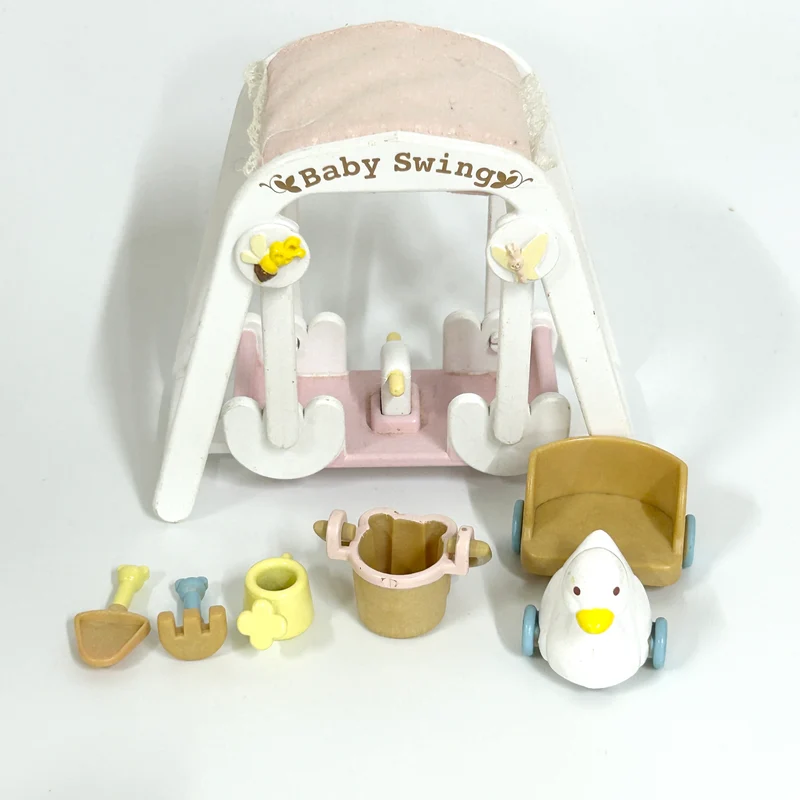 [used] Baby Swing Set Sylvanian Families Calico Critters