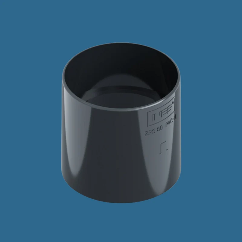 Manchon de gouttière femelle/femelle Ø8cm Anthracite - INES