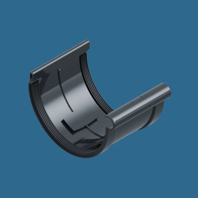 Jonction de gouttière Ø25cm Anthracite - INES