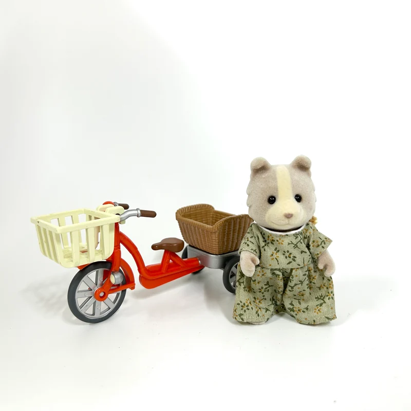 [used] Cycling With Mother 4281 Sylvanian Families Calico Critters