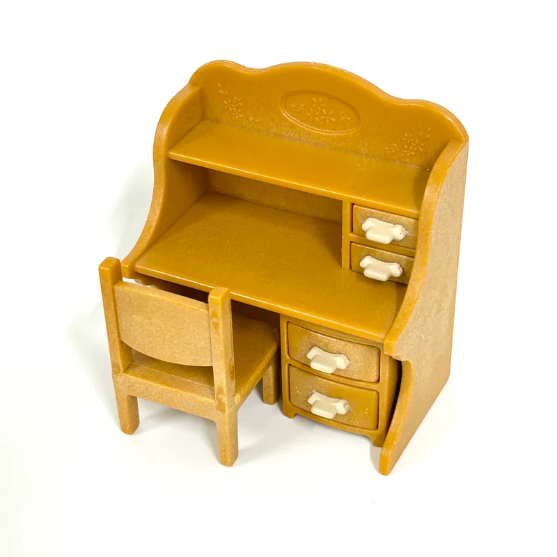 [used] Study Desk Set KA-309 Sylvanian Families Calico Critters