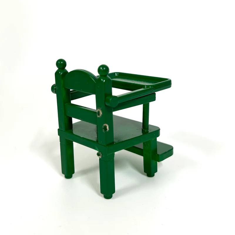 [used] Vintage Green Baby Chair 1991 KA-40 Sylvanian Families Calico Critters