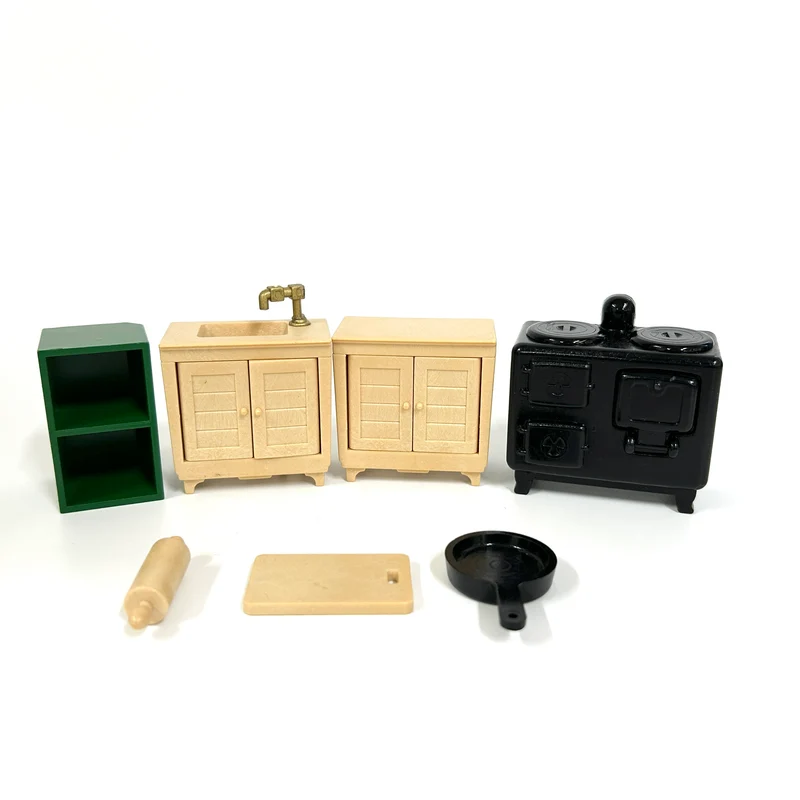 [used] Vintage Kitchen Set 1985 KA-10 Sylvanian Families Calico Critters