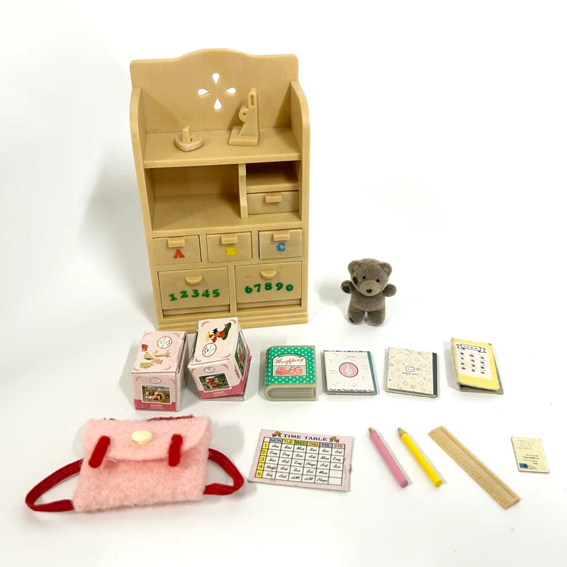 [used] Vintage Rack For Child Room 1987 KA-63 Sylvanian Families Calico Critters