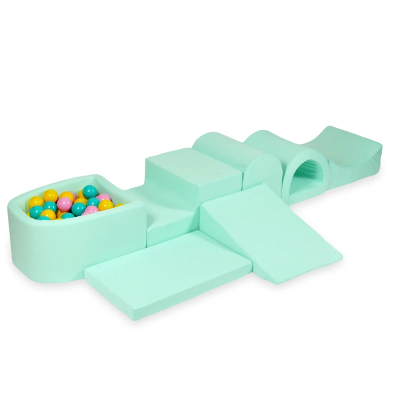 Plus grande aire de jeux en mousse avec piscine micro menthe + 100 balles