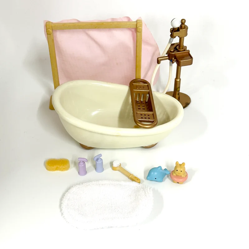 [used] Bath Set KA-605 Sylvanian Families Calico Critters