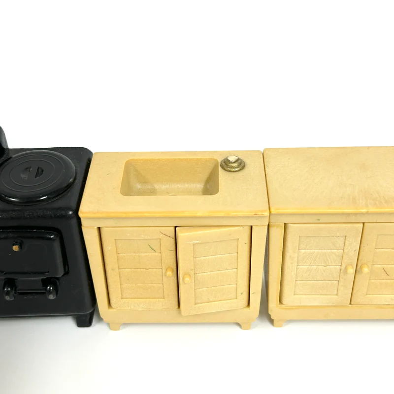 [used] Vintage Kitchen Set 1985 KA-10 Sylvanian Families Calico Critters