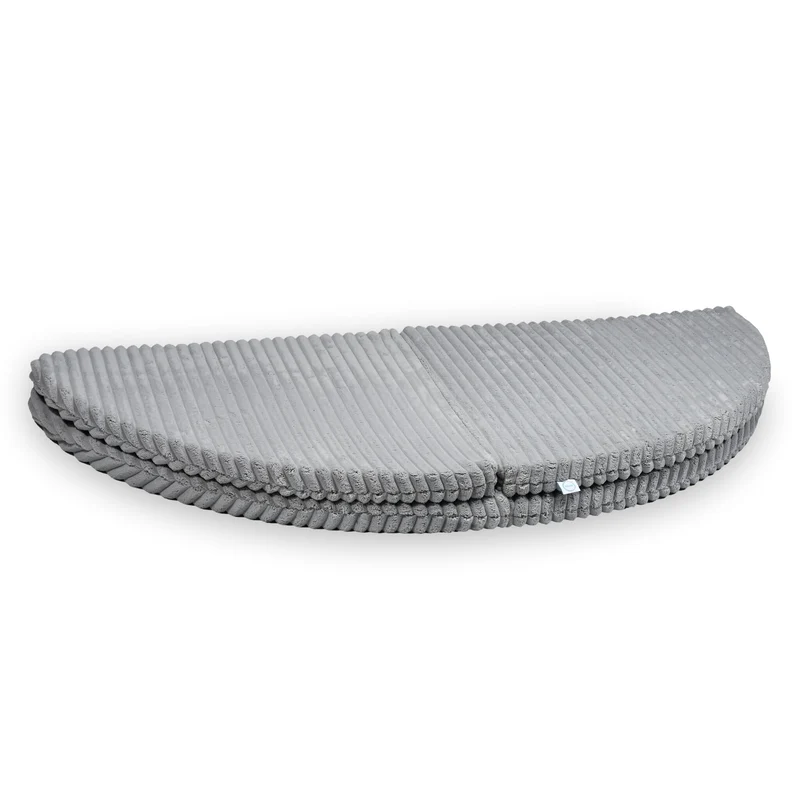 Tapis de jeu bébé rond 160cm en tissu gaufré