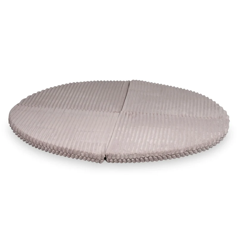 Tapis de jeu bébé rond 160cm en tissu gaufré