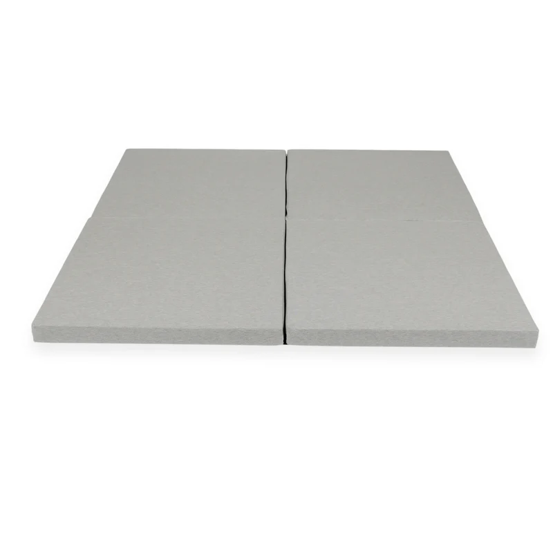 Tapis de jeu bébé pliable carré 120 × 120 cm en jersey