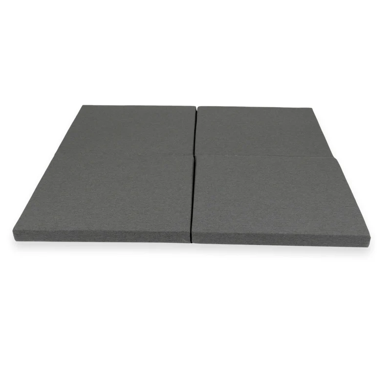 Tapis de jeu bébé pliable carré 120 × 120 cm en jersey