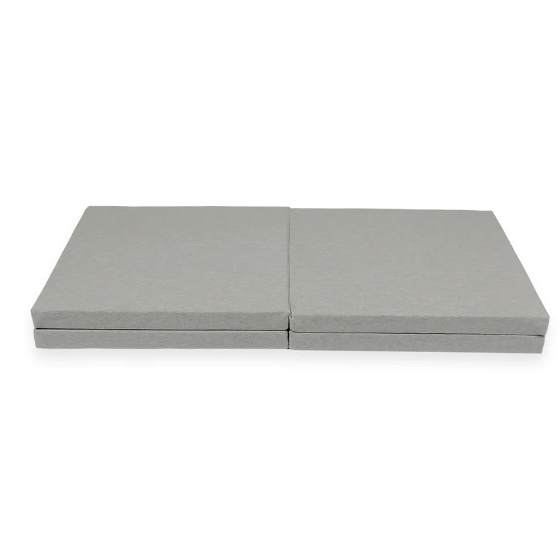 Tapis de jeu bébé pliable carré 120 × 120 cm en jersey