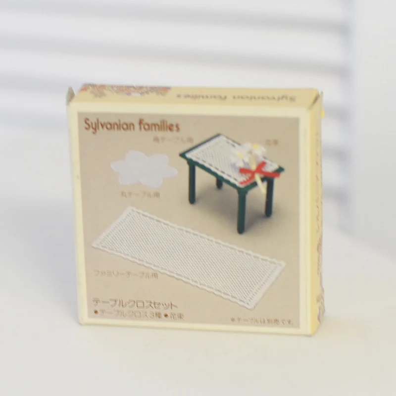 Vintage Table Cloth Set KA-39-350 1986 Sylvanian Families Calico Critters