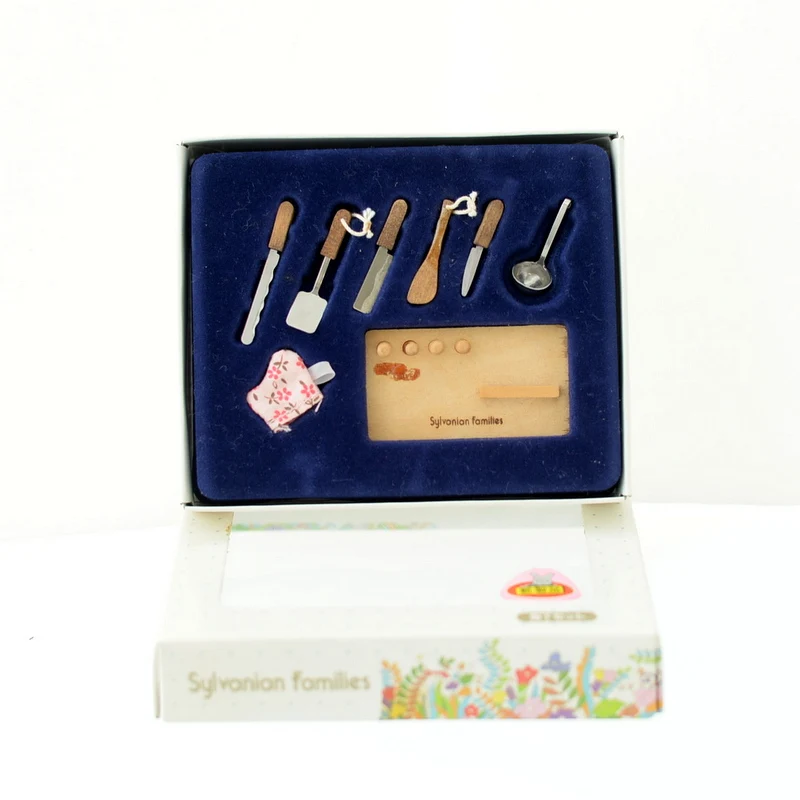 Vintage Kitchen Knives Set KA-32 1985 Sylvanian Families Calico Critters