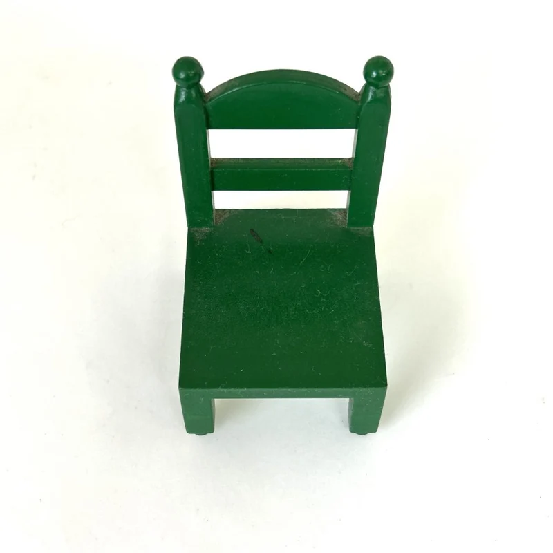 [Used] GREEN FAMILY TABLE & CHAIRS KA-27 Vintage Sylvanian Families