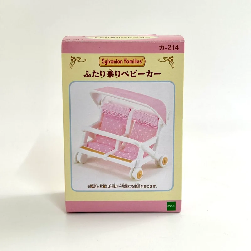 [used] Double Baby Baggy Pushchair KA-214 Sylvanian Families Calico Critters