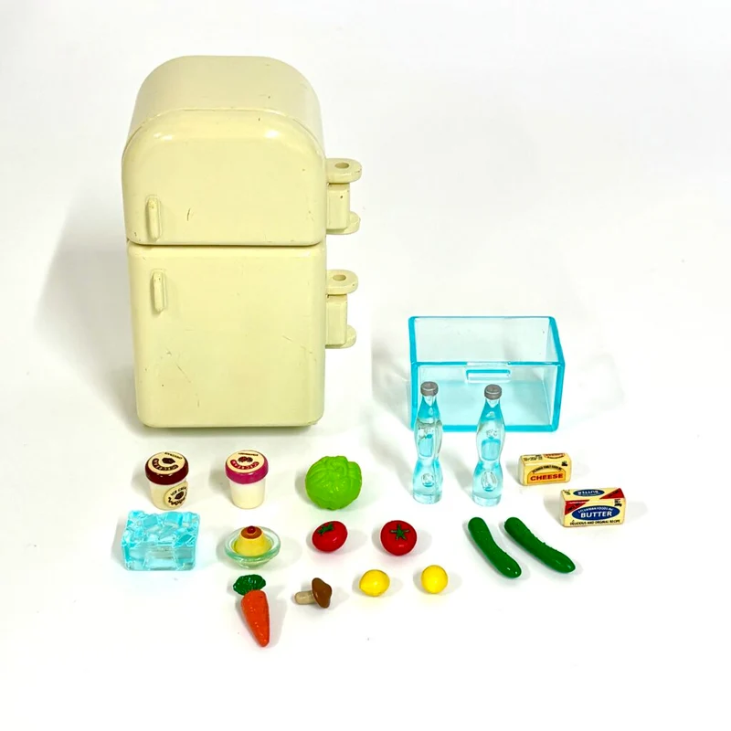 [used] Refrigerator Set KA-81 Sylvanian Families Calico Critters