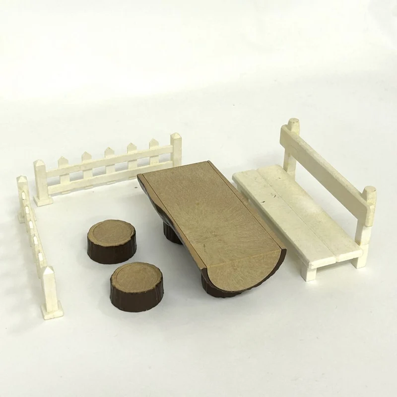 [Used] Vintage BENCH SET Epoch Japan Sylvanian Families