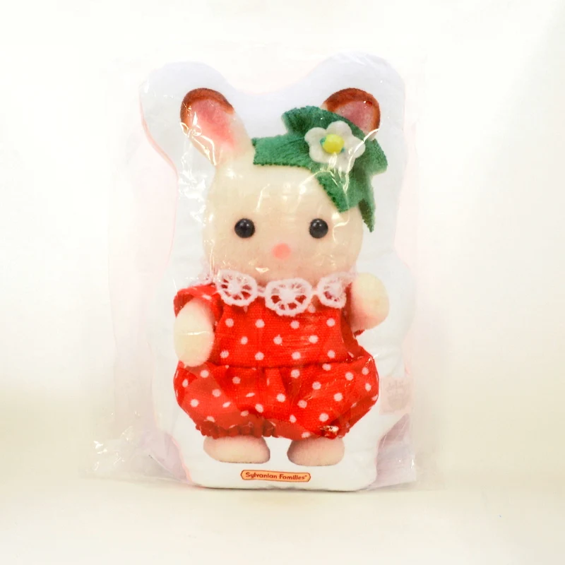 Die-Cut Cushion Chocolate Rabbit Baby Fruit Baby Series 2022 Sylvanian Families Calico Critters