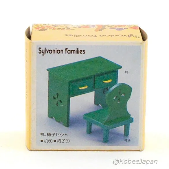 Green Table Chair Set KA-20 Sylvanian Families Calico Critters