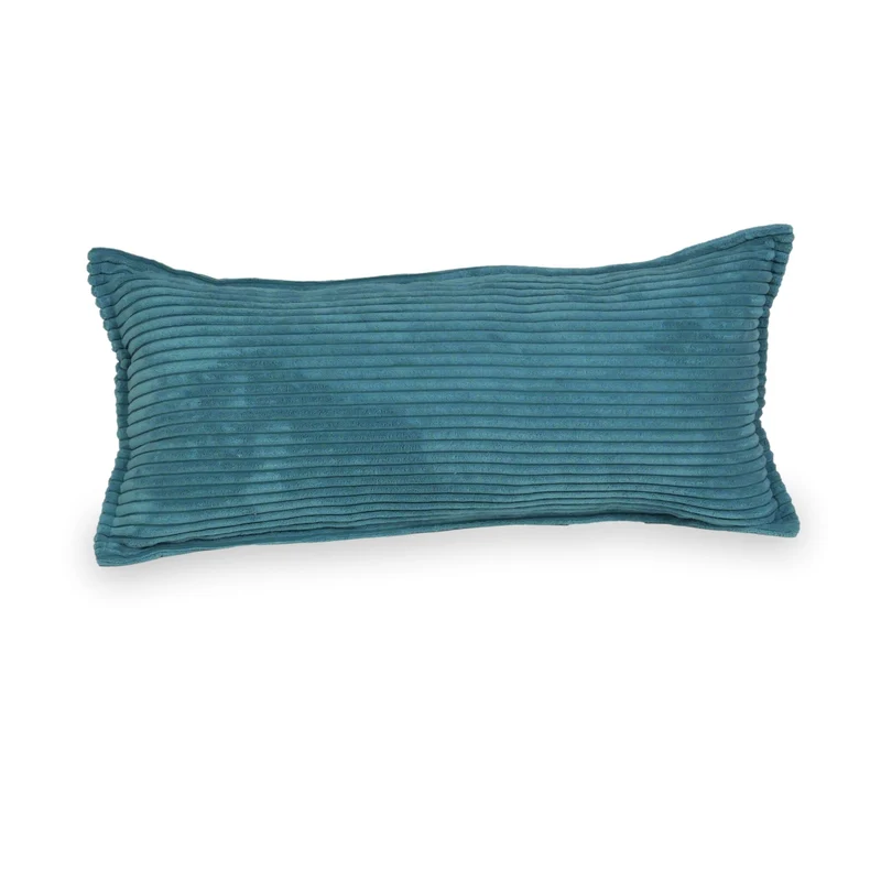 Grand coussin de jeu pour canapé en velours côtelé