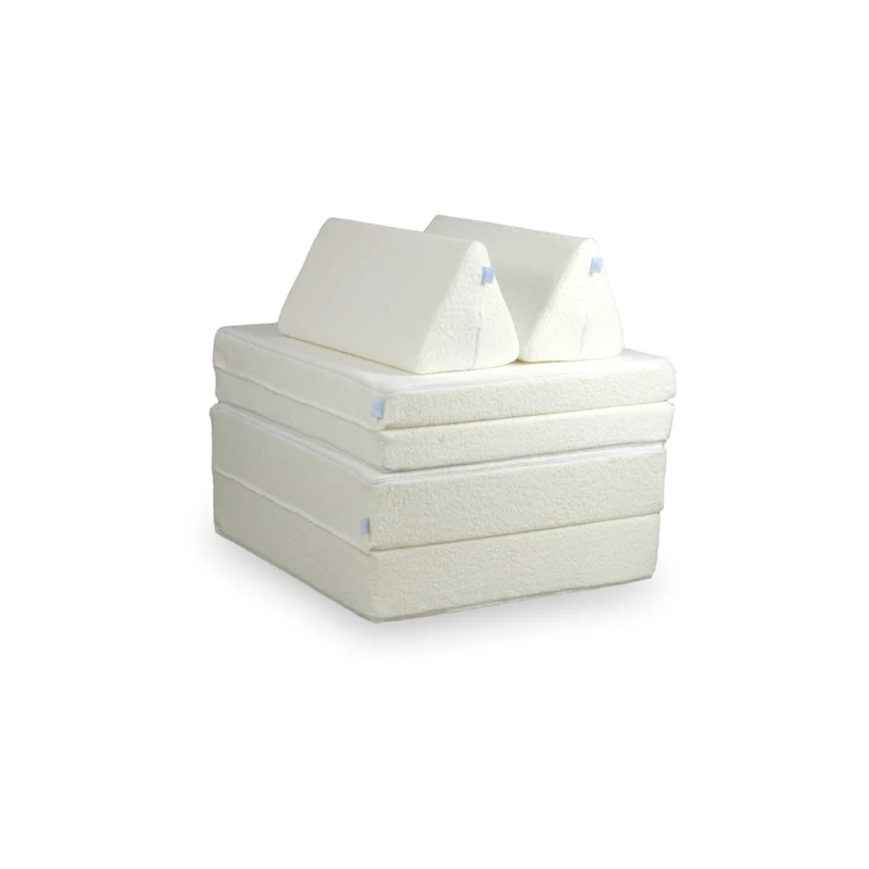 Canapé de jeu Montessori Confort Bouclé Blanc