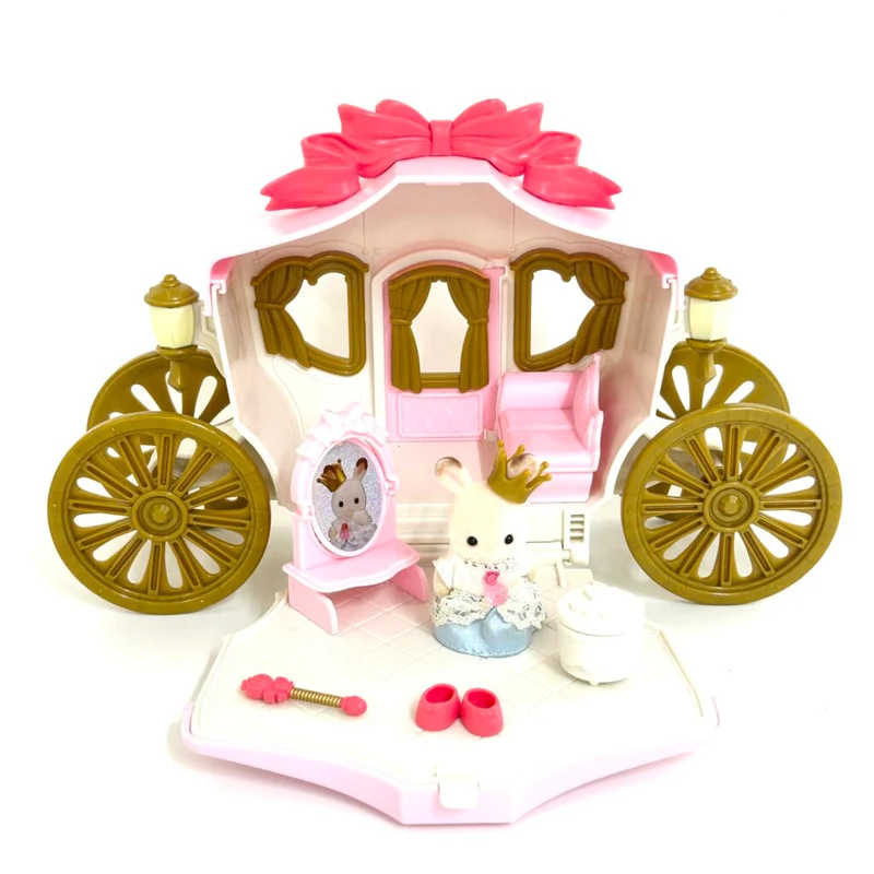[used] Chocolate Rabbit Baby Fancy Carriage 2020 KO-68 Sylvanian Families Calico Critters