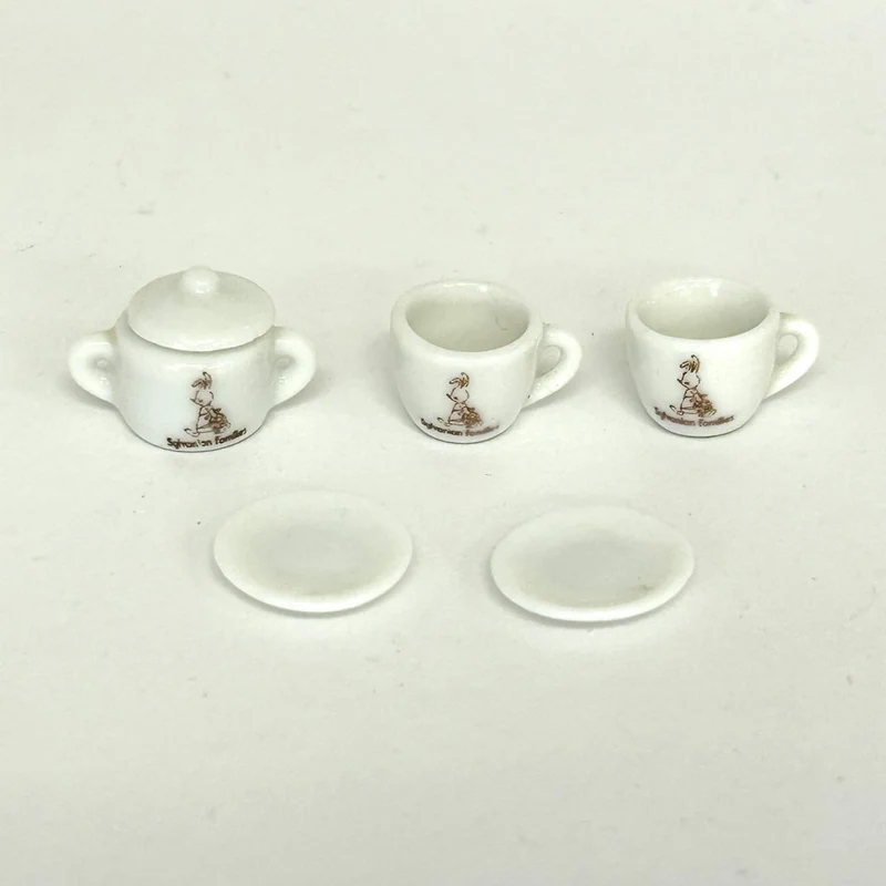 [Used] TEA SET Epoch Japan 1985 Retired Rare KA-16 Sylvanian Families