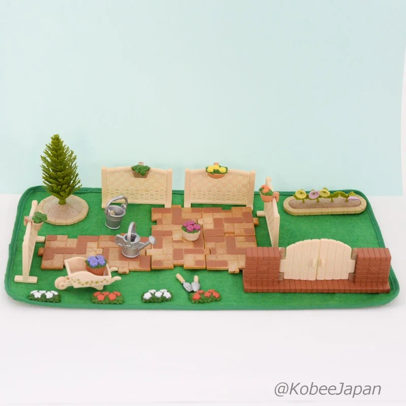 Garden Set KA-602 2002 Sylvanian Families Calico Critters