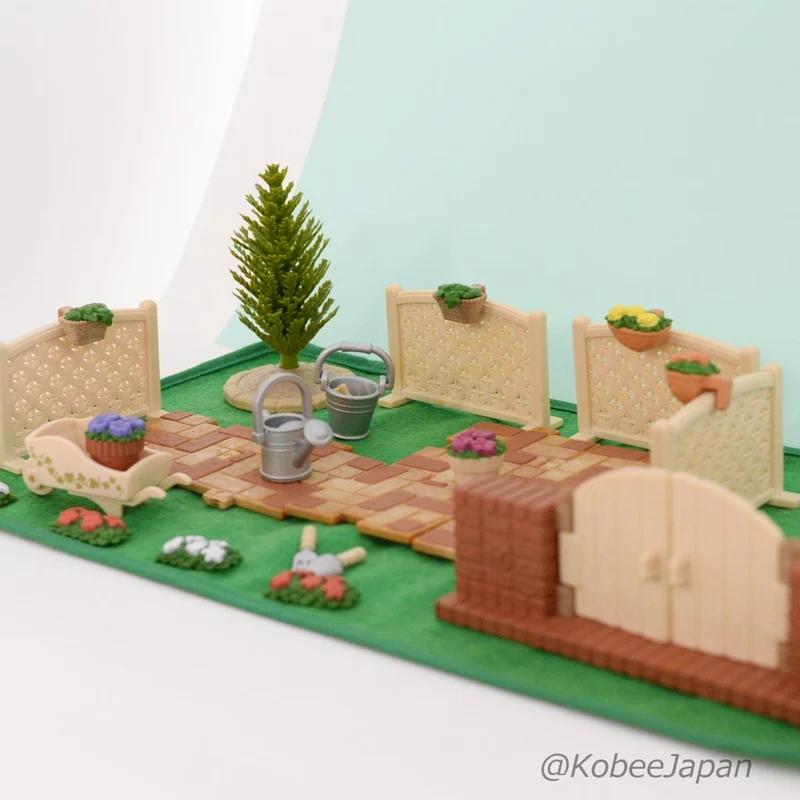 Garden Set KA-602 2002 Sylvanian Families Calico Critters