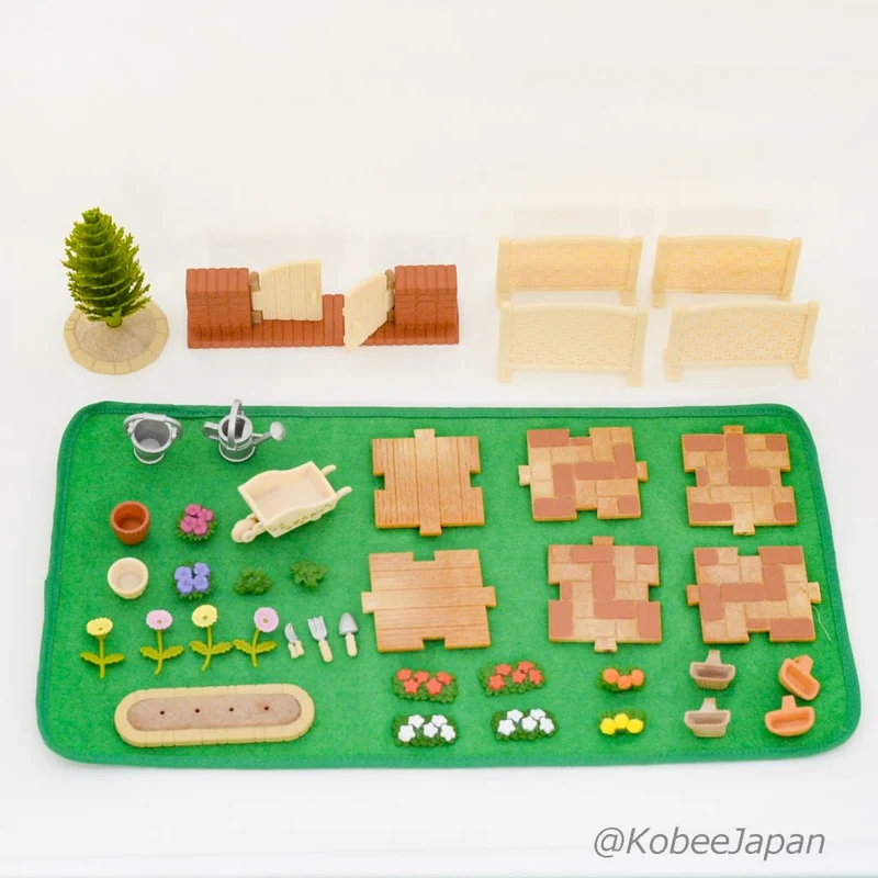 Garden Set KA-602 2002 Sylvanian Families Calico Critters
